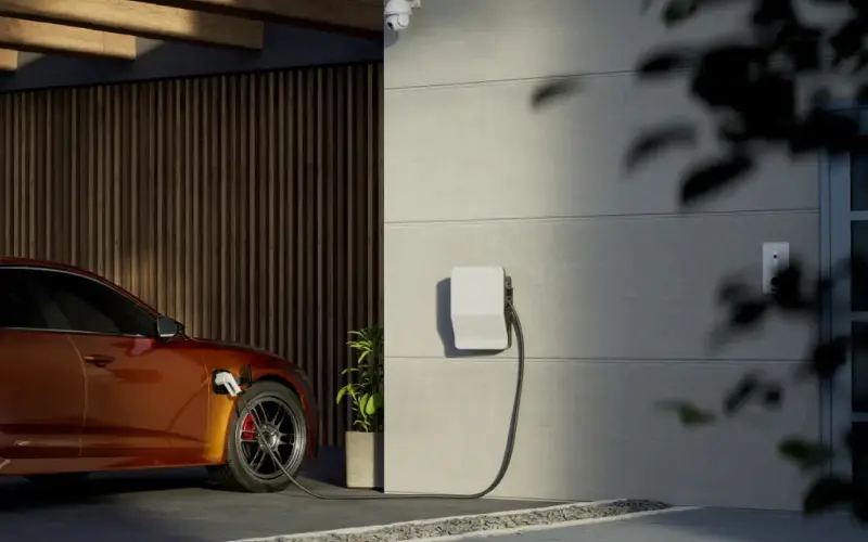 An EV charging station installed by Mr. Bright Electric in Kelso